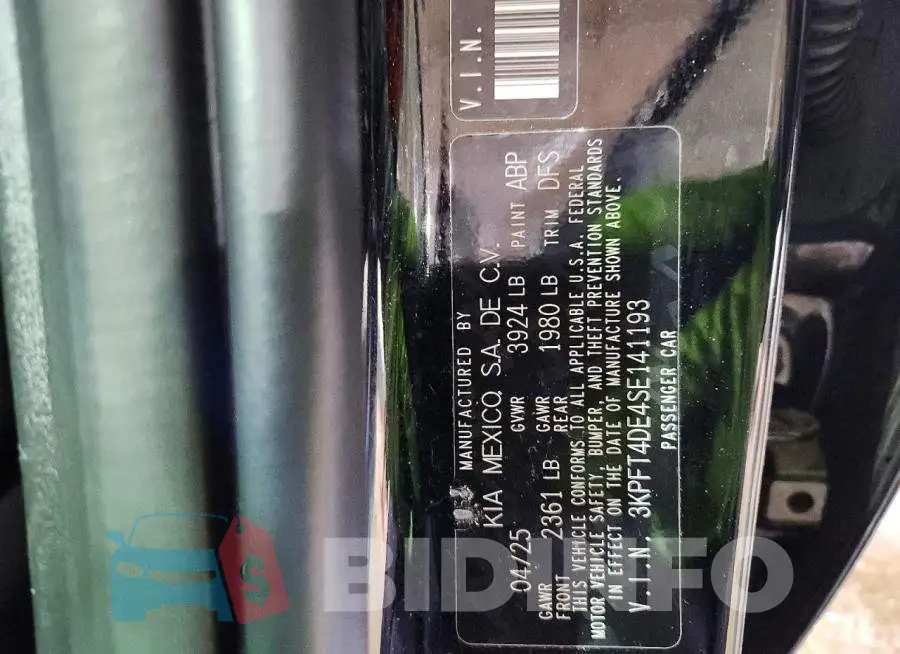 3KPFT4DE4SE141193 Photo# 13