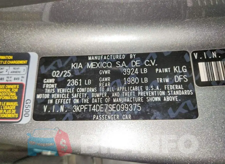 3KPFT4DE7SE099375 Photo# 12