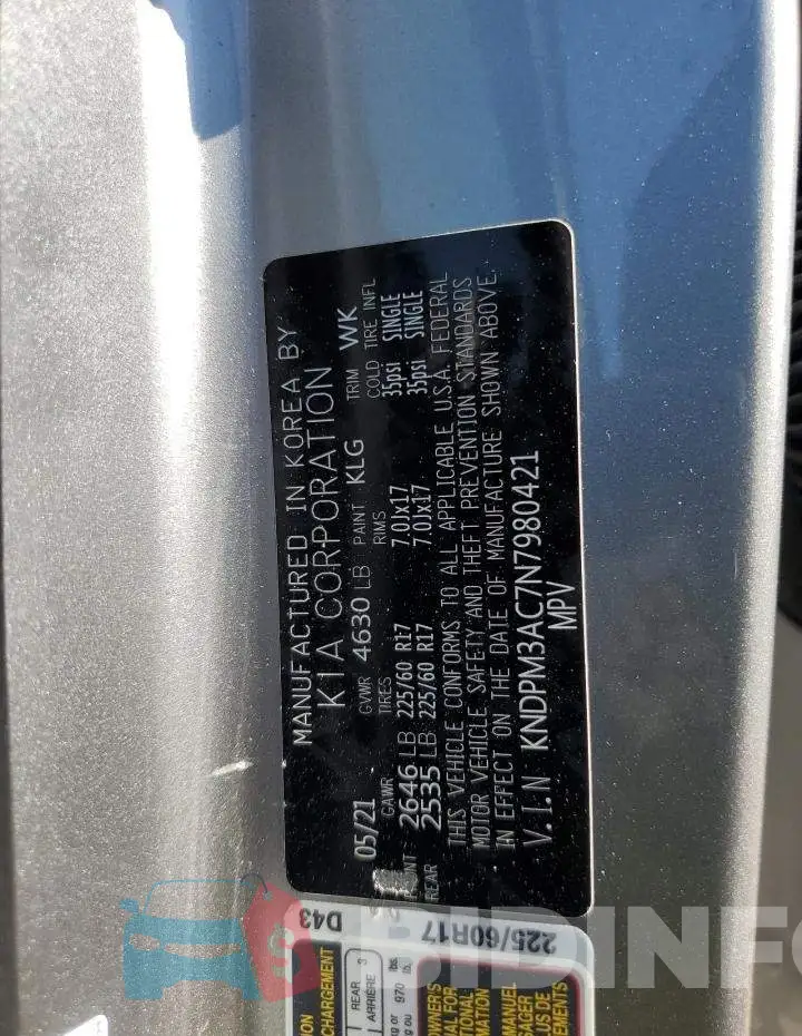 KNDPM3AC7N7980421 Photo# 14