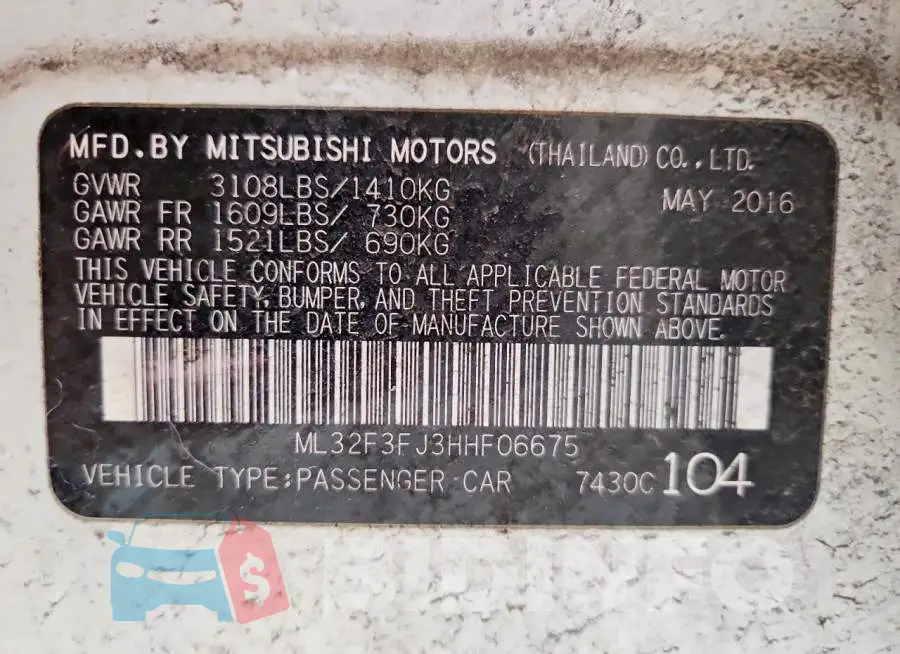 ML32F3FJ3HHF06675 Photo# 12