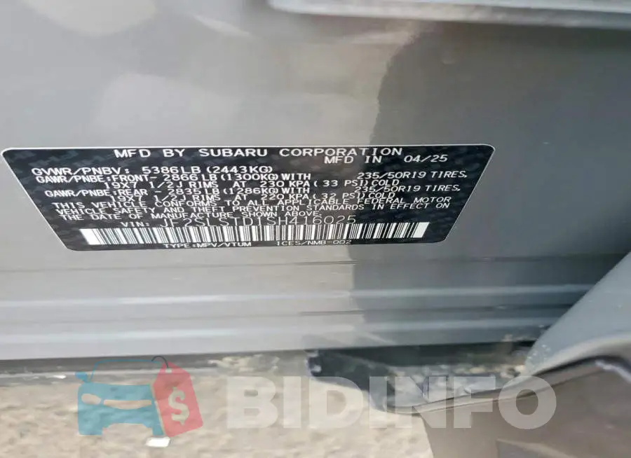 JF2SLSTD1SH416025 Photo# 13