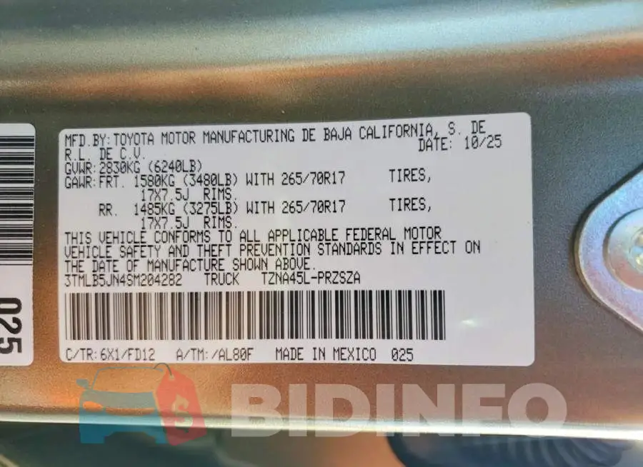 3TMLB5JN4SM204282 Photo# 13