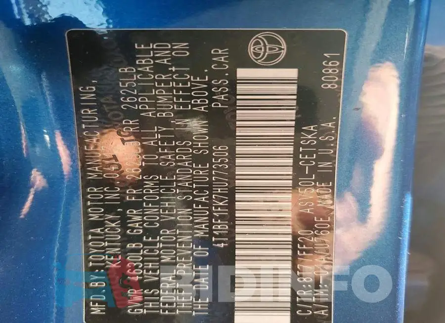 4T1BF1FK7HU773506 Photo# 12