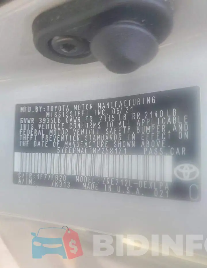 5YFEPMAE1MP258171 Photo# 12