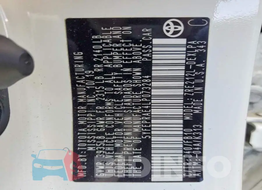 5YFEPRAE4LP073284 Photo# 12