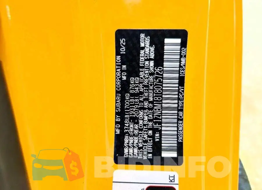 JF1ZNBM18T8075726 Photo# 13