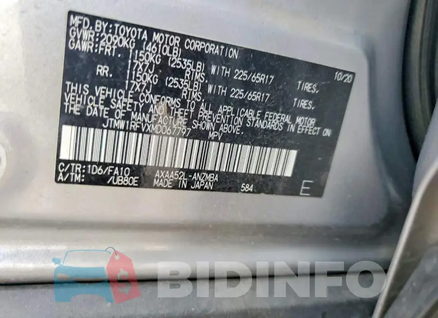 JTMW1RFVXMD067797 Photo# 13