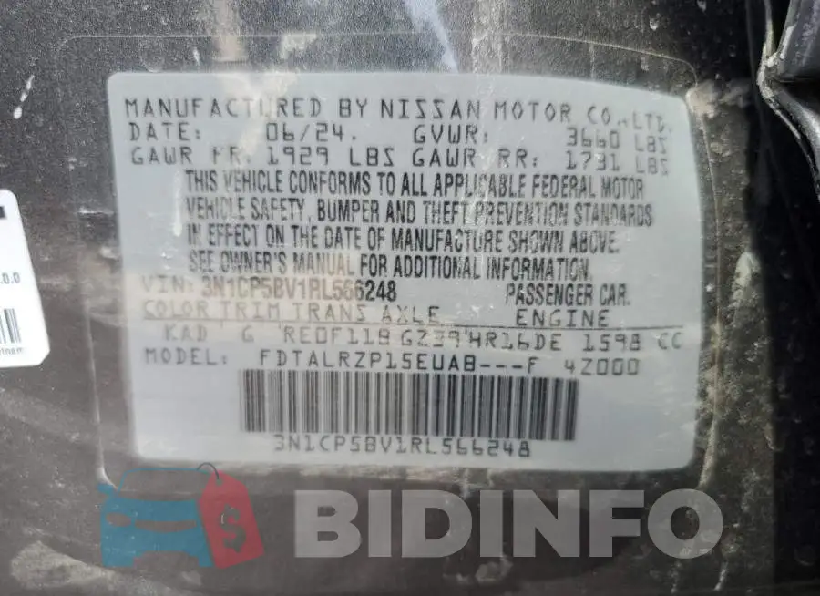 3N1CP5BV1RL566248 Photo# 13