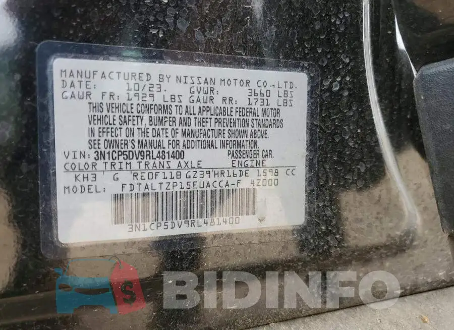 3N1CP5DV9RL481400 Photo# 12