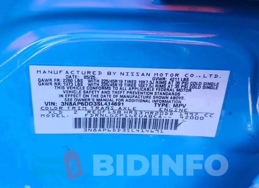 3N8AP6DD3SL414691 Photo# 14
