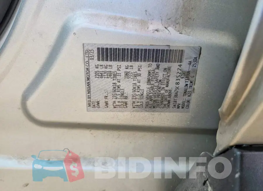 5N1BT3BA7SC835274 Photo# 12