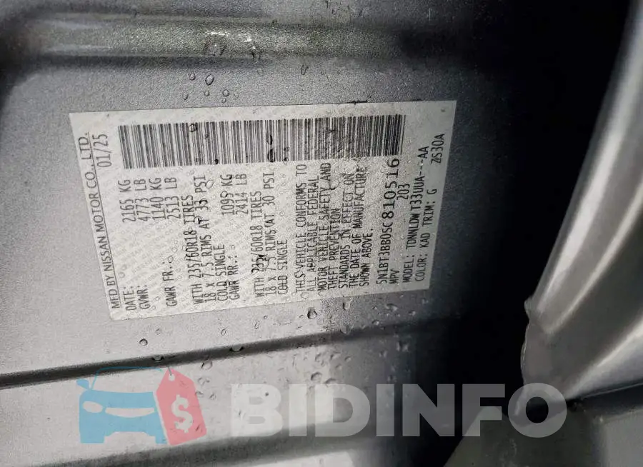 5N1BT3BB0SC810516 Photo# 13