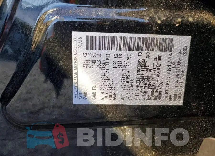 5N1BT3CB3TC764244 Photo# 13