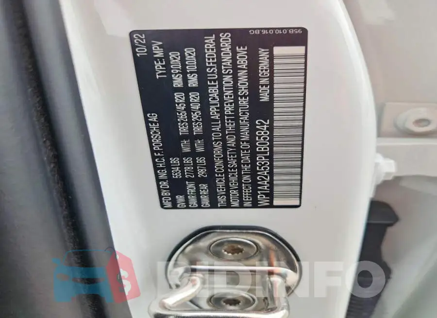 WP1AA2A53PLB05842 Photo# 13