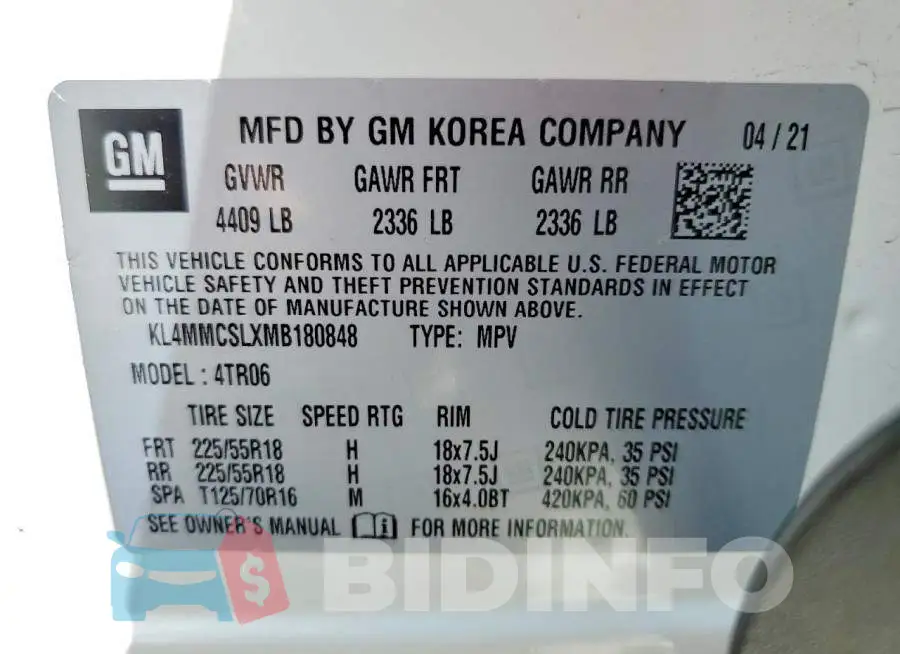 KL4MMCSLXMB180848 Photo# 14