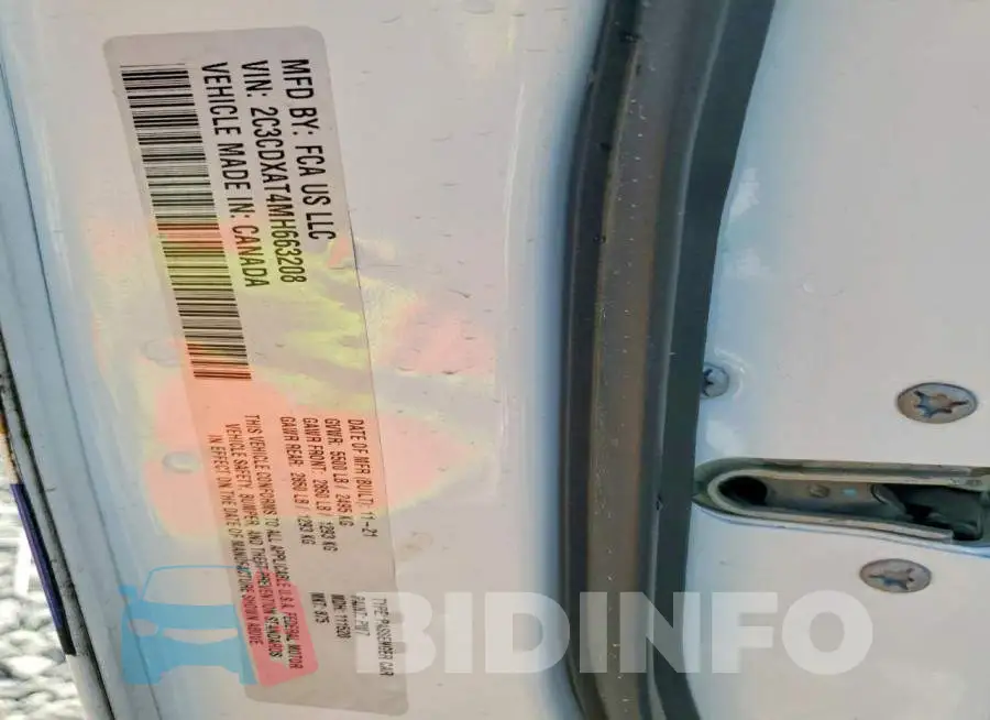 2C3CDXAT4MH663208 Photo# 12