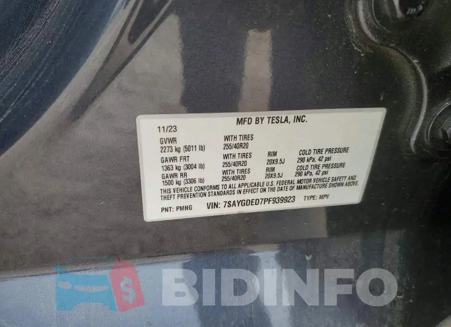 7SAYGDED7PF939923 Photo# 12