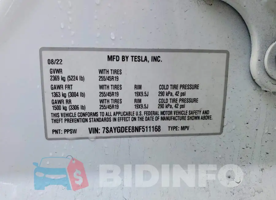 7SAYGDEE8NF511168 Photo# 12