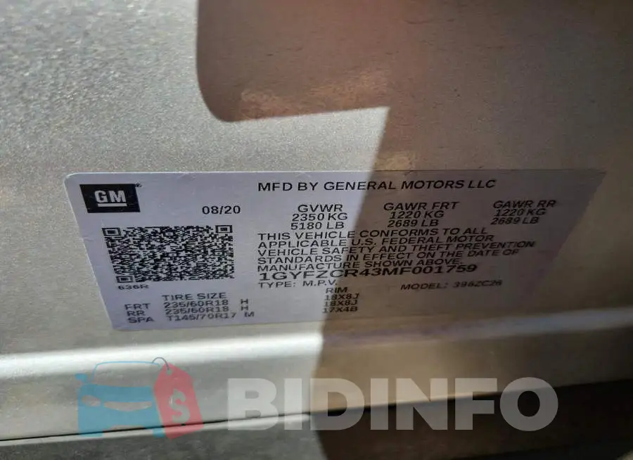 1GYFZCR43MF001759 Photo# 13
