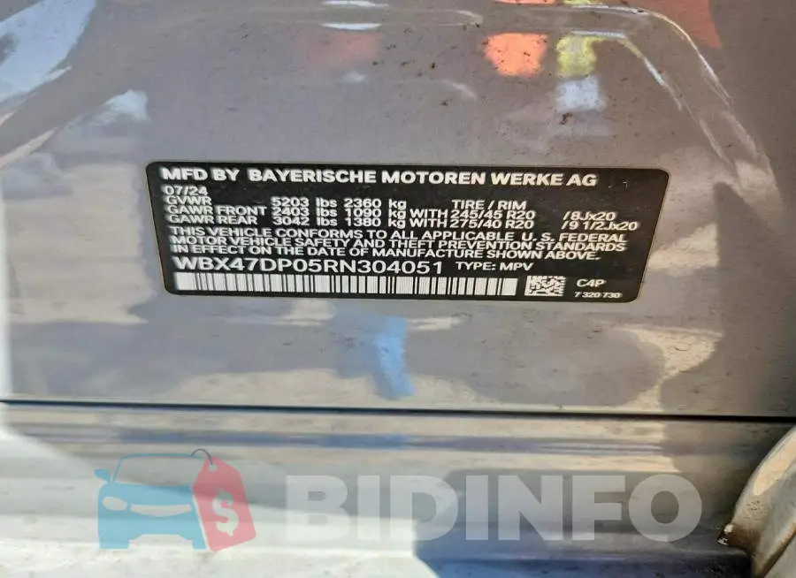 WBX47DP05RN304051 Photo# 14