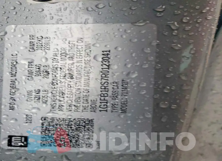 1G1FB1RS7R0123041 Photo# 12
