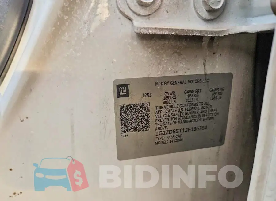 1G1ZD5ST1JF185764 Photo# 12