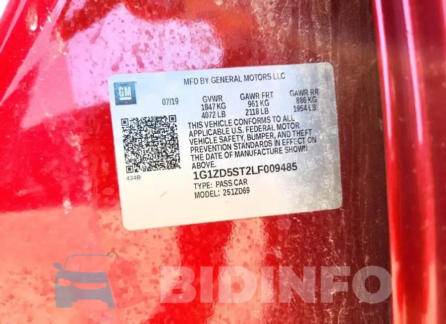 1G1ZD5ST2LF009485 Photo# 12