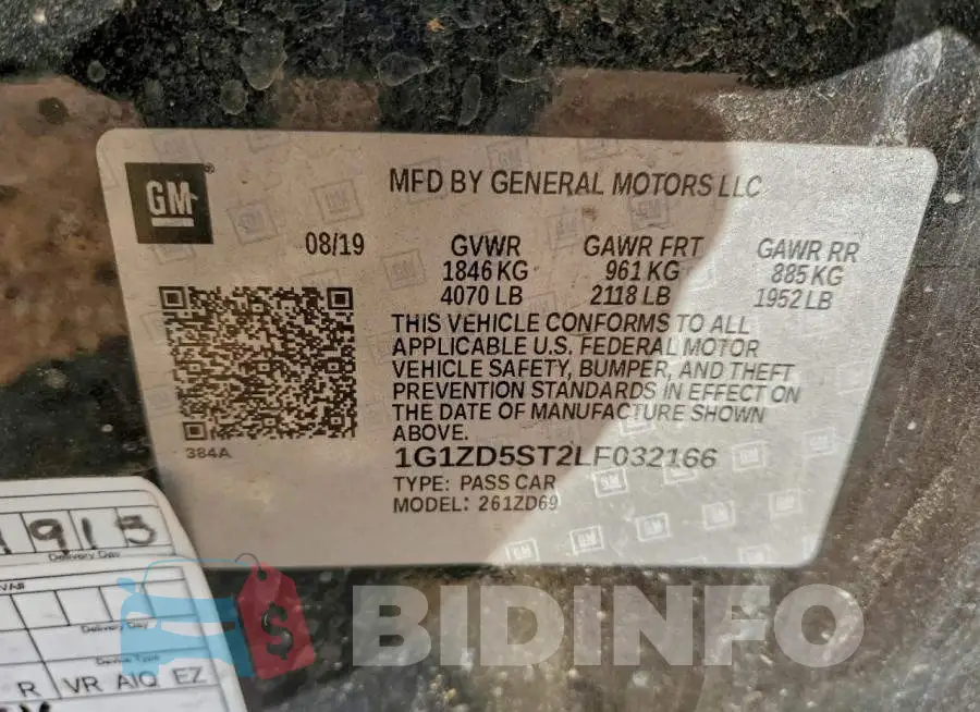 1G1ZD5ST2LF032166 Photo# 12