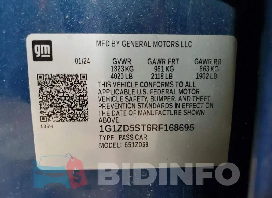 1G1ZD5ST6RF168695 Photo# 12
