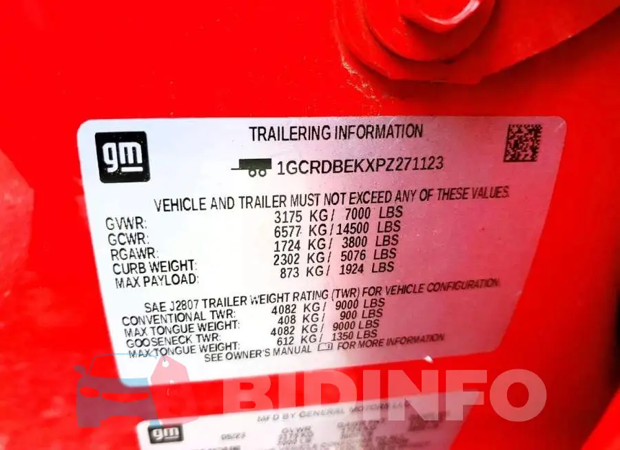 1GCRDBEKXPZ271123 Photo# 12