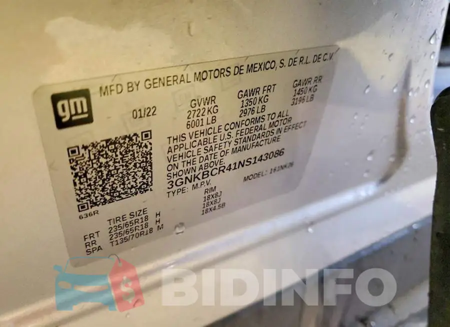 3GNKBCR41NS143086 Photo# 13