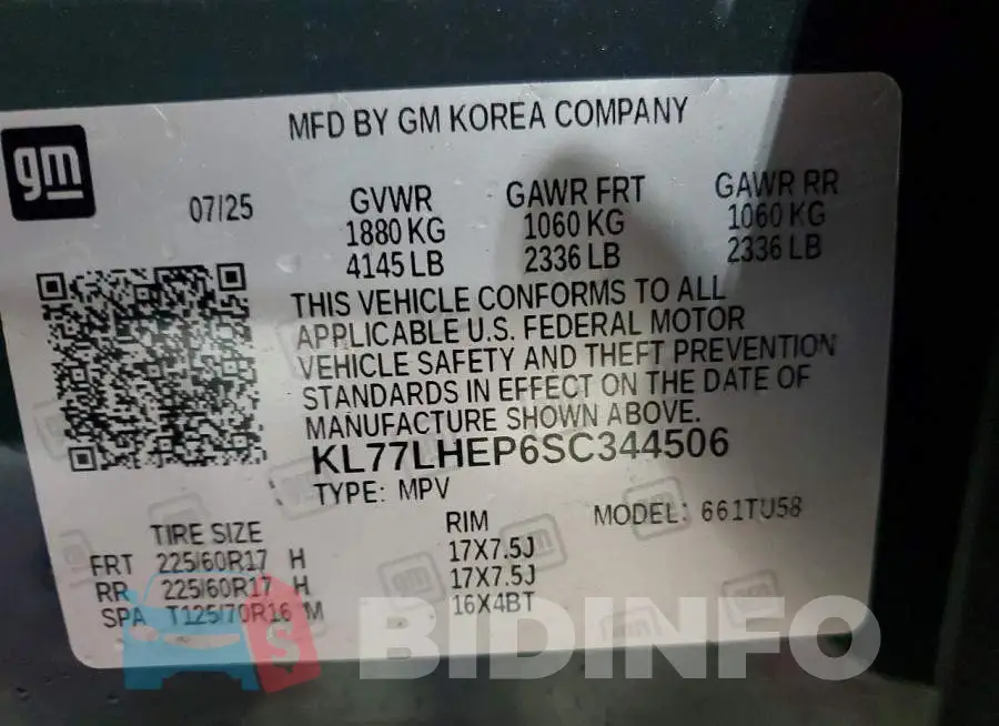 KL77LHEP6SC344506 Photo# 13
