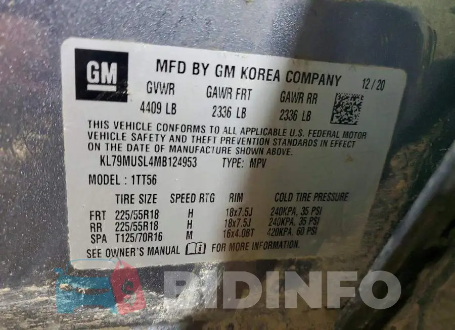 KL79MUSL4MB124953 Photo# 13