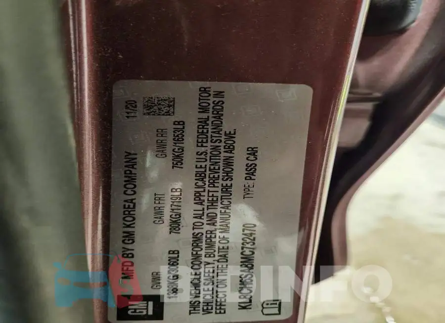 KL8CH6SA8MC732470 Photo# 13