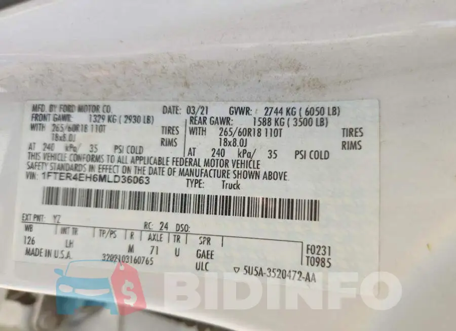 1FTER4EH6MLD36063 Photo# 12