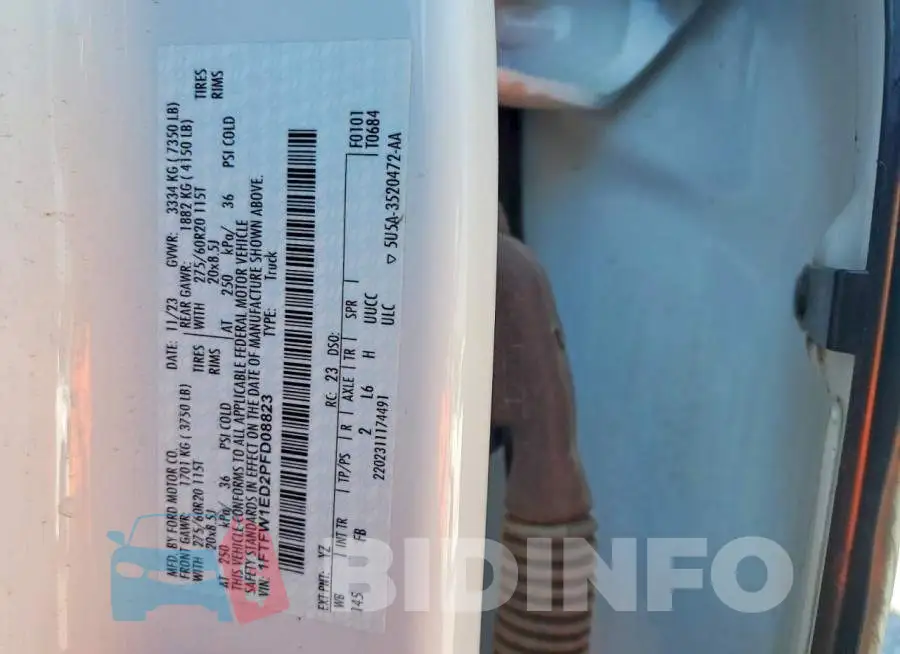 1FTFW1ED2PFD08823 Photo# 12