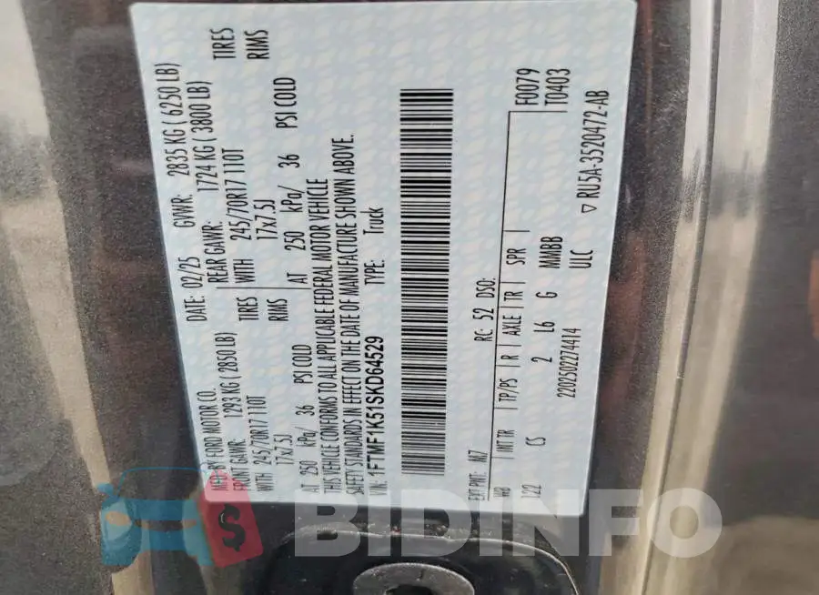1FTMF1K51SKD64529 Photo# 12