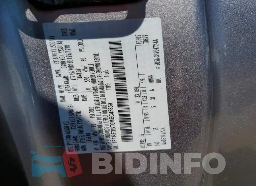 1FTRF3BT6MEC45859 Photo# 12