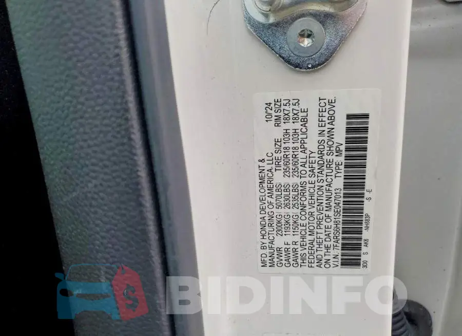 7FARS6H81SE047013 Photo# 13