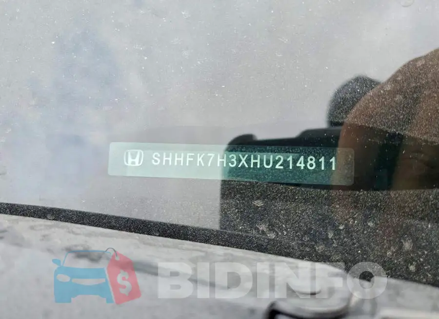 SHHFK7H3XHU214811 Photo# 12