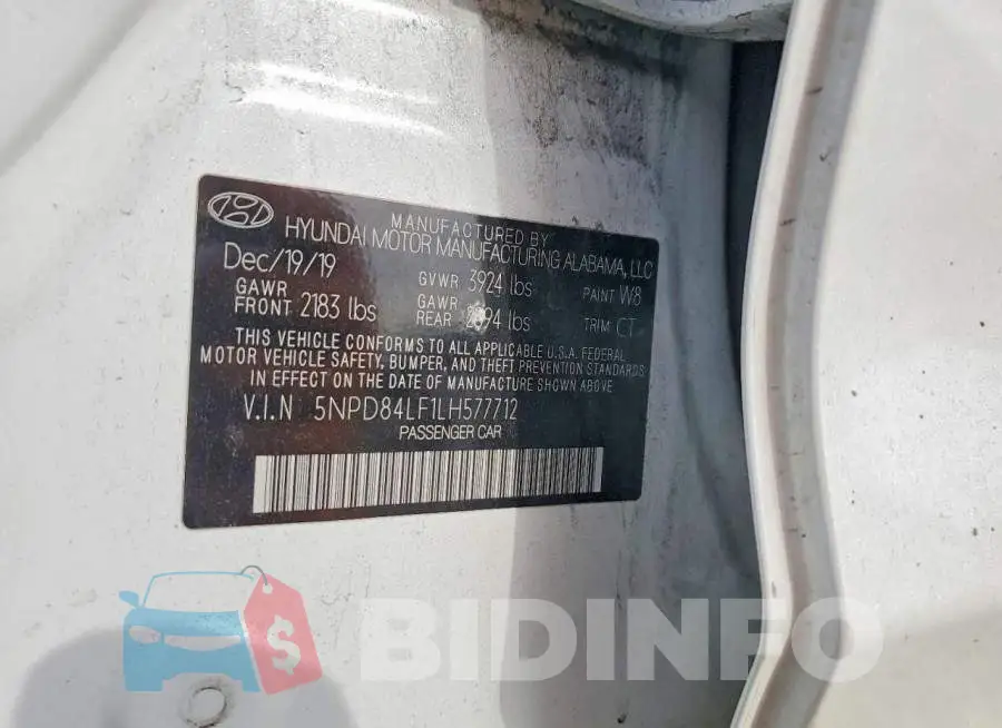 5NPD84LF1LH577712 Photo# 12