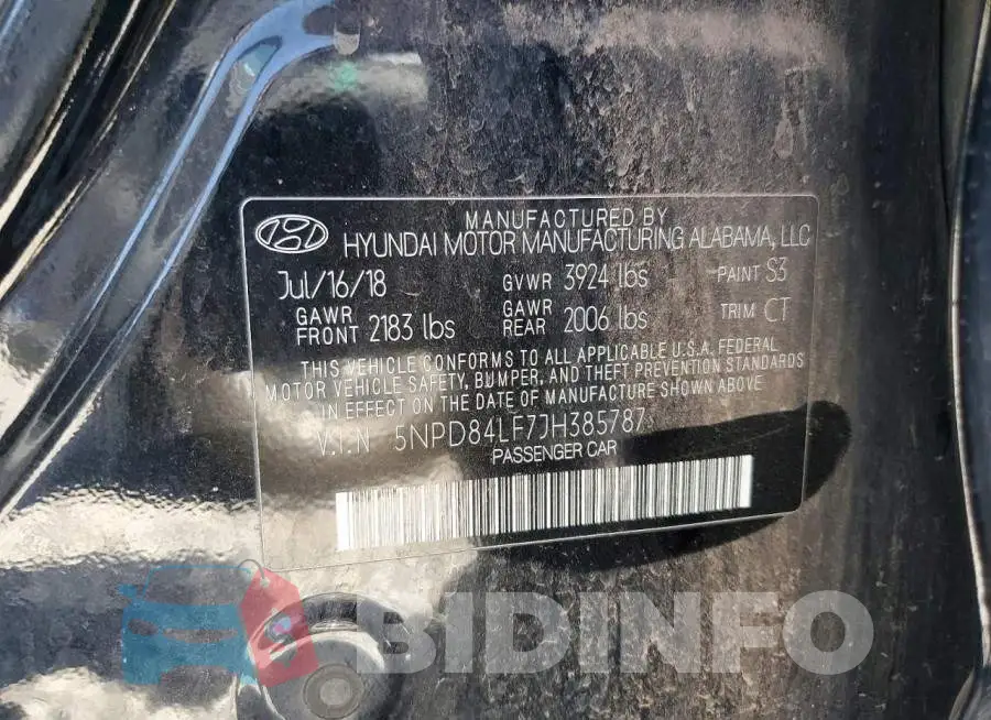 5NPD84LF7JH385787 Photo# 12