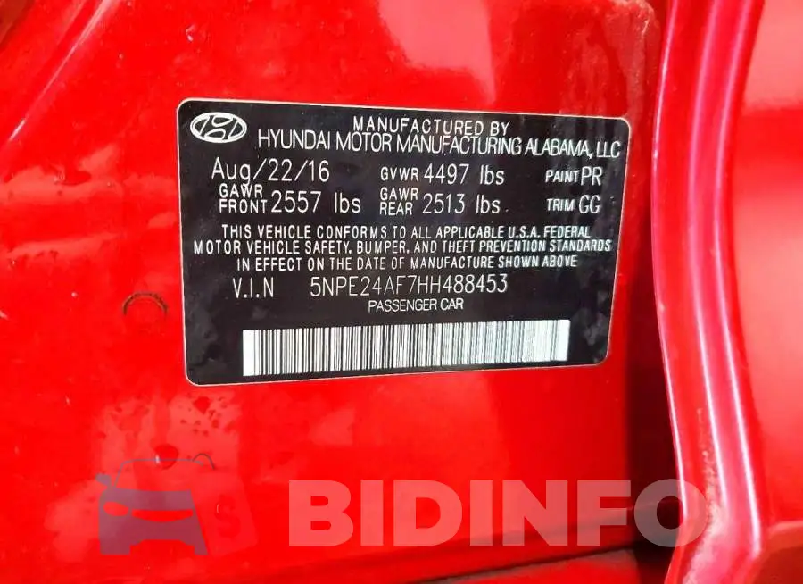 5NPE24AF7HH488453 Photo# 12