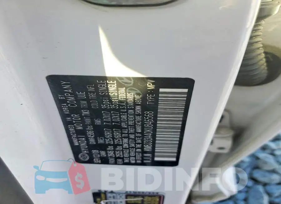 KM8J33A40KU846568 Photo# 13