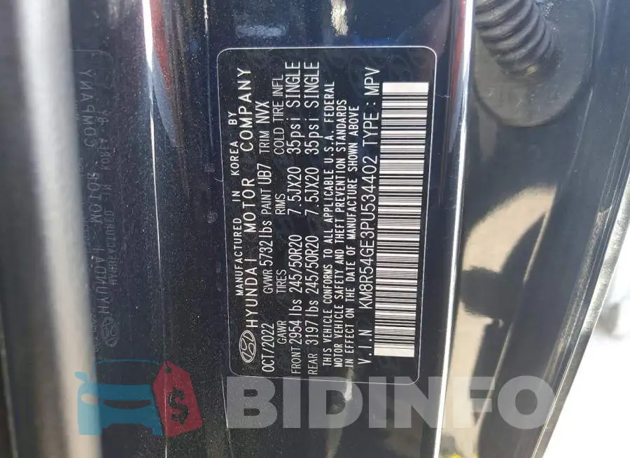 KM8R54GE3PU534402 Photo# 13
