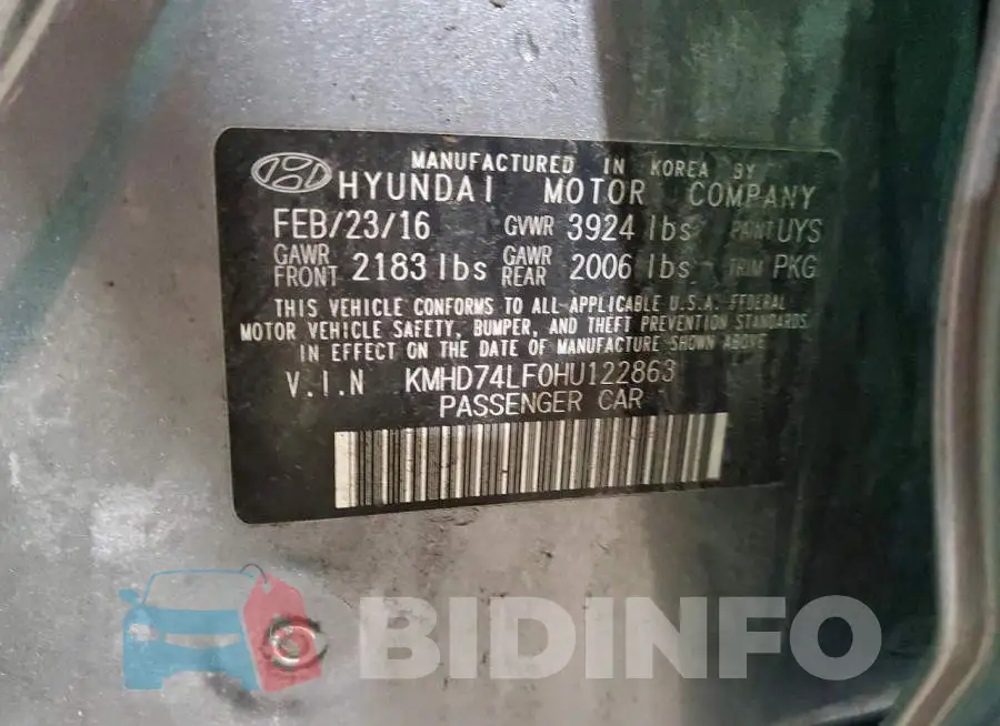 KMHD74LF0HU122863 Photo# 13