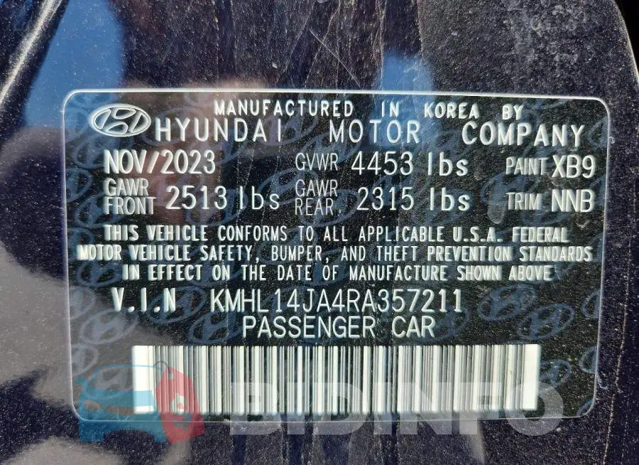 KMHL14JA4RA357211 Photo# 12