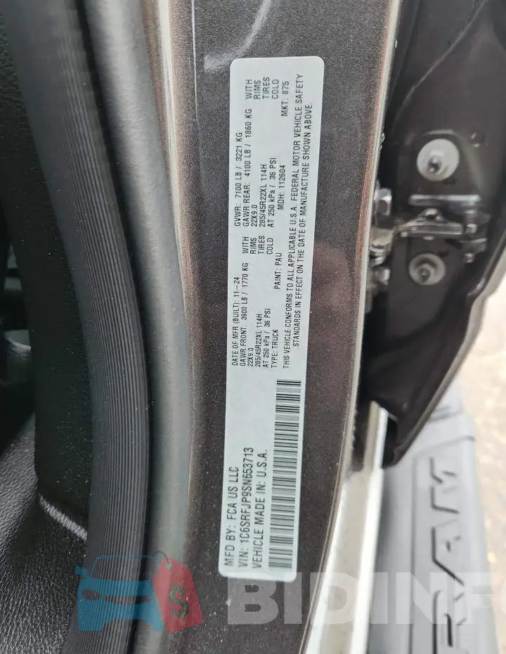 1C6SRFJP9SN653713 Photo# 13