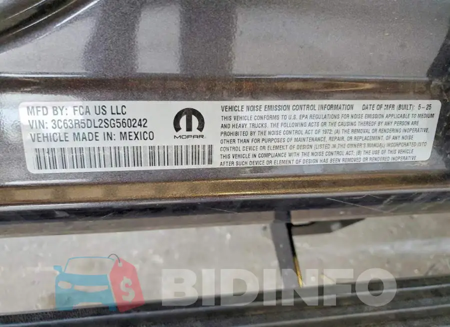 3C63R5DL2SG560242 Photo# 12