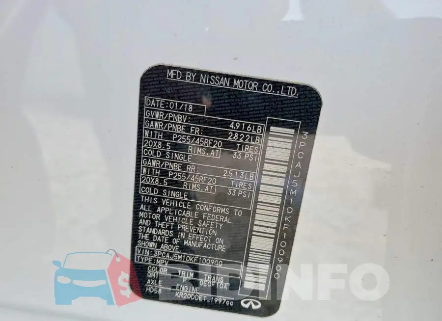 3PCAJ5M10KF100900 Photo# 13